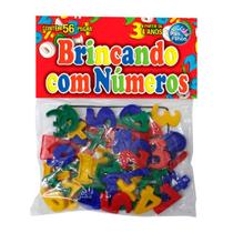 Brinquedo Brincando com Números Pais Filhos com 56 Peças (4589)