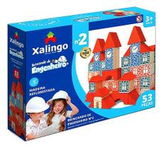 Brinquedo Brincando de Engenheiro 53 Peças Xalingo Brinquedo Brincando de Engenheiro 53 Peças Xalingo
