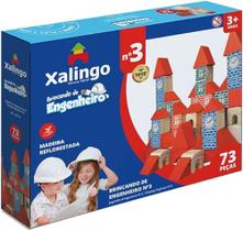 Brinquedo Brincando de Engenheiro 73 Peças Xalingo