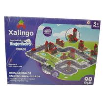 Brinquedo Brincando De Engenheiro Cidade 90 Peças Xalingo