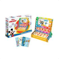 Brinquedo Brincando de Soletrar Mickey Disney Jogo Infantil Aprenda as Letras Xalingo - 13198 Brinquedo Brincando de Soletrar Mickey Disney Jogo Infantil Aprenda as Letras Xalingo - 13198