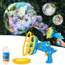 Brinquedo Bubble Gun Bubble Machine Dinosaur Blower para crianças