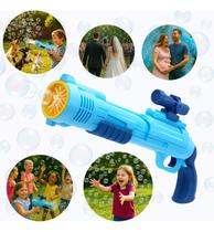 Brinquedo Bubble Gun Maquina Arminha Pistola Bolha De Sabão