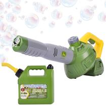 Brinquedo Bubble Leaf Blower John Deere para crianças com recarga de bolhas