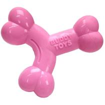 Brinquedo Buddy Toys Ossinho Rosa para Filhotes - Tam. Único