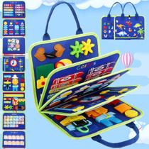 Brinquedo Busy Board Montessori para crianças de 1 a 4 anos Brinquedo Busy Board Montessori para crianças de 1 a 4 anos