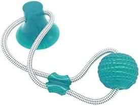 Brinquedo Cabo De Guerra Com Ventosa Interativo Para Cães Verde Brinquedo Cabo De Guerra Com Ventosa Interativo Para Cães Verde