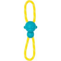 Brinquedo Cabo de Guerra Zippypaws RopeTugz Tuff Macaco Para Cães - Azul