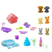 Brinquedo Cachorrinho Feliz Vida dos Pets Sortidos c/Kit d/Acessórios
