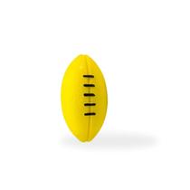 Brinquedo Cachorro Bolinha Pet Interativo Bola Futebol Americano Maciça Borracha Resistente