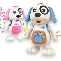 Brinquedo Cachorro Dançante Robô Sons Luzes Musical Infantil - BS7COMPROU