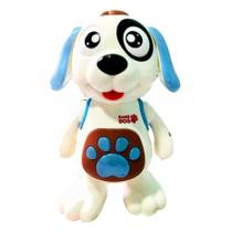 Brinquedo Cachorro Dançante Sons e Luzes Azul
