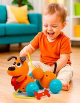 Brinquedo Cachorro Elkao Quer Passear Cachorrinho Bebe Elka com Revista de Colorir Capivara Fofa Presente Dia das Crianças Brinquedo Cachorro Elkao Quer Passear Cachorrinho Bebe Elka com Revista de Colorir Capivara Fofa Presente Dia das Crianças