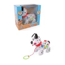 Brinquedo Cachorro Grande Musical Educatvo Coleira Som Luz