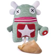 Brinquedo Cachorro MADOG Herói Pelucia Pet Casco Bovino Brinquedo Cachorro MADOG Herói Pelucia Pet Casco Bovino