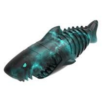 Brinquedo Cachorro MADOG Shark Mordedor Borracha Azul Oceano