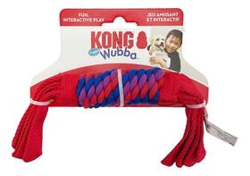 Brinquedo Cachorro Morder Buscar Kong Tugga Wubba Pequeno Vermelho