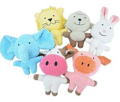 Brinquedo Cachorro Pelúcia Pet Premium Ursinho Para Cães Cachorros Pequenos Pelúcia Canelada com Som Brinquedo Cachorro Pelúcia Pet Premium Ursinho Para Cães Cachorros Pequenos Pelúcia Canelada com Som