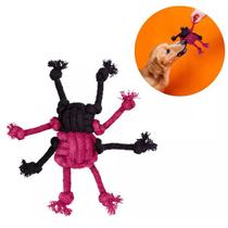 Brinquedo Cachorro Puxador Mordedor Corda Dona ARANHA Petiko Brinquedo Cachorro Puxador Mordedor Corda Dona ARANHA Petiko