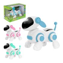 Brinquedo Cachorro Robô Face Digital Infantil Pedagógico