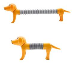 Brinquedo Cachorro Salsicha Articulável Educativo - Colorido