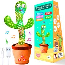 Brinquedo Cactus Falante e Dançante River Mill para Bebê - com Controle de Volume