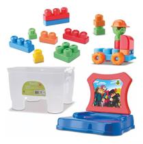 Brinquedo - Cadeirinha Educativa - Tchuco Blocos de Montar - Samba Toys