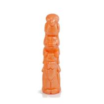 Brinquedo Cães Mordida Moderada Totem Soft Grande Laranja - Pet Games