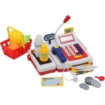 Brinquedo Caixa Registradora Encantada Infantil com Acessórios Luz E Som Zippy Toys