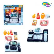 Brinquedo Caixa registradora Grey Comprinhas-Wellkids Brinquedo Caixa registradora Grey Comprinhas-Wellkids