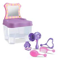 Brinquedo Camarim Fashion Com Acessórios De Beleza Infantil Samba Toys Brinquedo Camarim Fashion Com Acessórios De Beleza Infantil Samba Toys