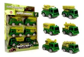 Brinquedo caminhão Baby Fricção Kit Militar