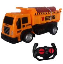 Brinquedo Caminhão Basculante de Controle Remoto Total - Toy King Brinquedo Caminhão Basculante de Controle Remoto Total - Toy King