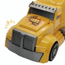 Brinquedo Caminhão Betoneira Robô com Luzes, Som e Ação Transformadora! Brinquedo Caminhão Betoneira Robô com Luzes, Som e Ação Transformadora!