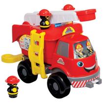 Brinquedo Caminhão Bombeiro Grande Com Som - Mercotoys