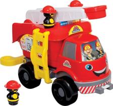Brinquedo Caminhão Bombeiros Grande com Som Mercotoys Mercotoys brinquedos 7896885205219 Brinquedo Caminhão Bombeiros Grande com Som Mercotoys Mercotoys brinquedos 7896885205219