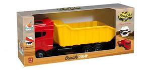 Brinquedo Caminhão C/ Caçamba Grande Articulada Orange Toys Caminhão Truck Dump Vermelho Brinquedo Caminhão C/ Caçamba Grande Articulada Orange Toys Caminhão Truck Dump Vermelho