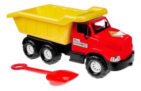 Brinquedo Caminhão Caçamba Caçambão Max Com Pá Grande Tilin