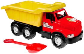 Brinquedo Caminhão Caçamba Caçambão Max Com Pá Grande - Tilin