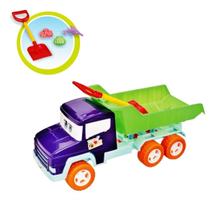 Brinquedo Caminhão Caçamba Grande Super Truck Praia 825