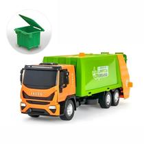 Brinquedo Caminhão Coletor de Lixo Iveco Tector - Usual - Usual Plastic Ind. e Com. de A