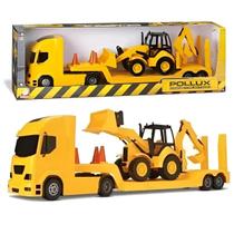 Brinquedo Caminhão Com Trator De Construção Para Crianças