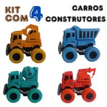 Brinquedo Caminhão Construção Fricção Infantil Colorido