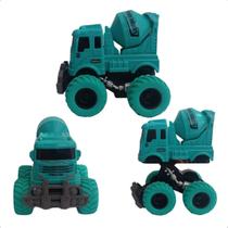 Brinquedo Caminhão Construção Fricção Infantil Colorido