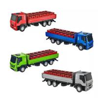 Brinquedo Caminhão De Bebidas Iveco Com Acessórios - Usual Brinquedos