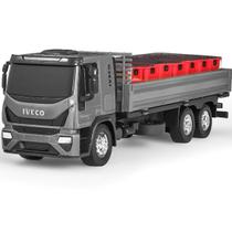 Brinquedo Caminhão De Bebidas Iveco Tector Com Acessórios Brinquedo Caminhão De Bebidas Iveco Tector Com Acessórios