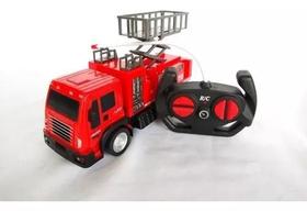 Brinquedo Caminhão De Bombeiro Com Controle Remoto Total - Toy King Brinquedo Caminhão De Bombeiro Com Controle Remoto Total - Toy King