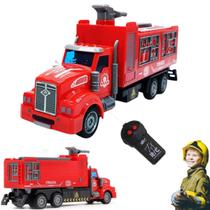 Brinquedo Caminhão de Bombeiro com Controle Remoto