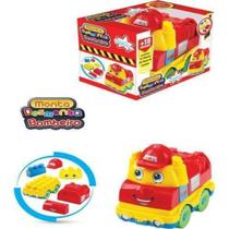 Brinquedo Caminhão De Bombeiro Monta E Desmonta Infantil