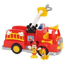 Brinquedo Caminhão de Bombeiros Mickey Mouse - Com Luzes e Sons - 3+ Anos